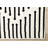 Fresno Modern Black White Striped Area Rug-102210976