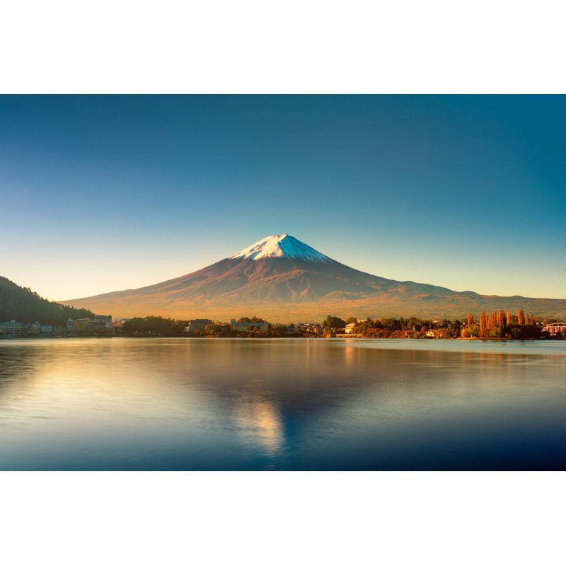 Lever de soleil du mont Fuji par Goranq, H 20 po x l 30 po