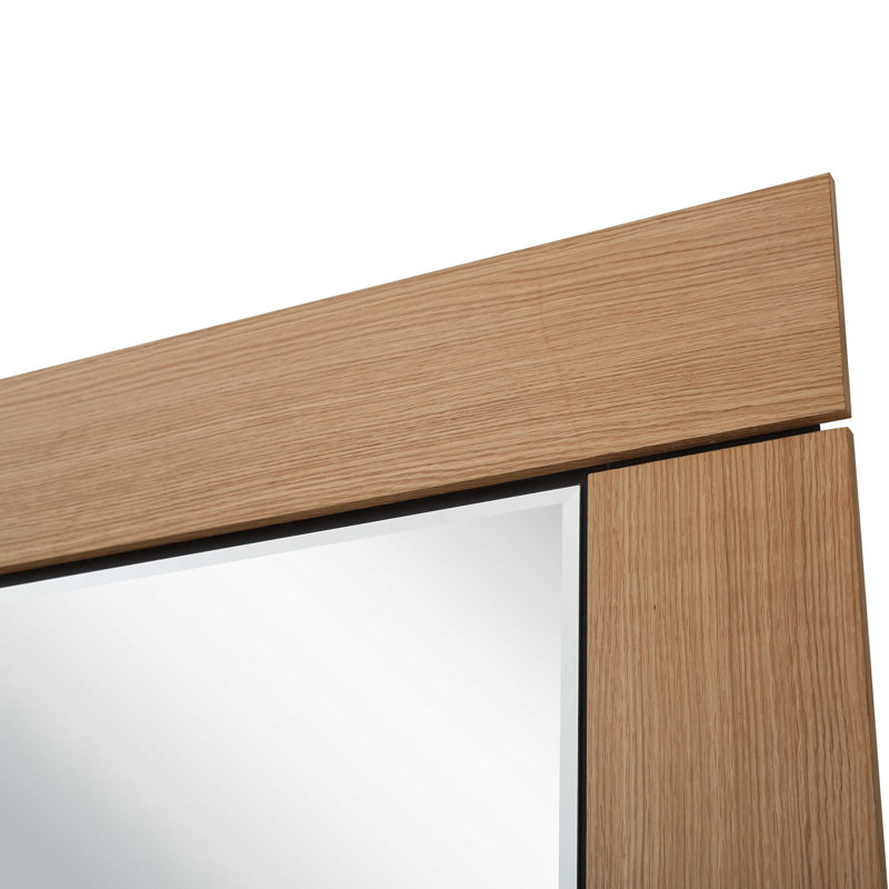 HomeRoots Solid Wood Square Mirror