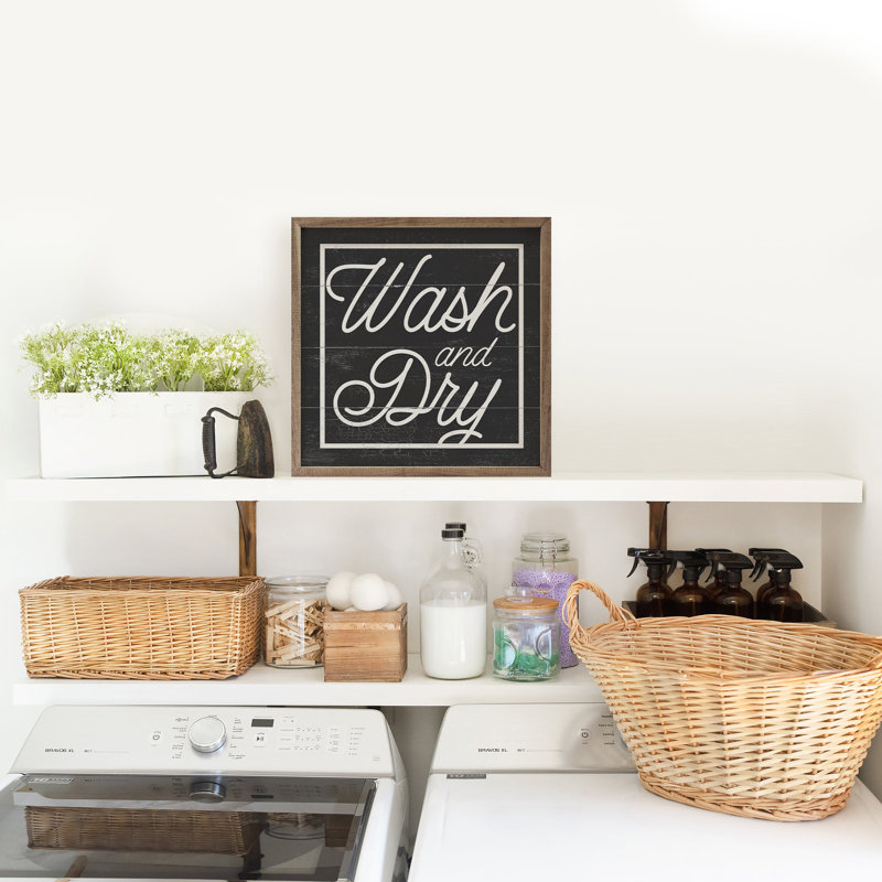 Wash And Dry Border Black, 4" H x 4" W