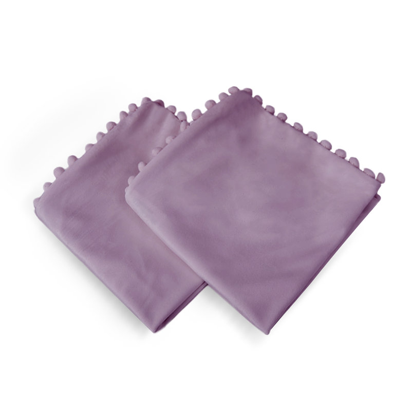 Knowles Square Cushion Cover, 61cm H x 61cm W x 1cm D, Light Purple