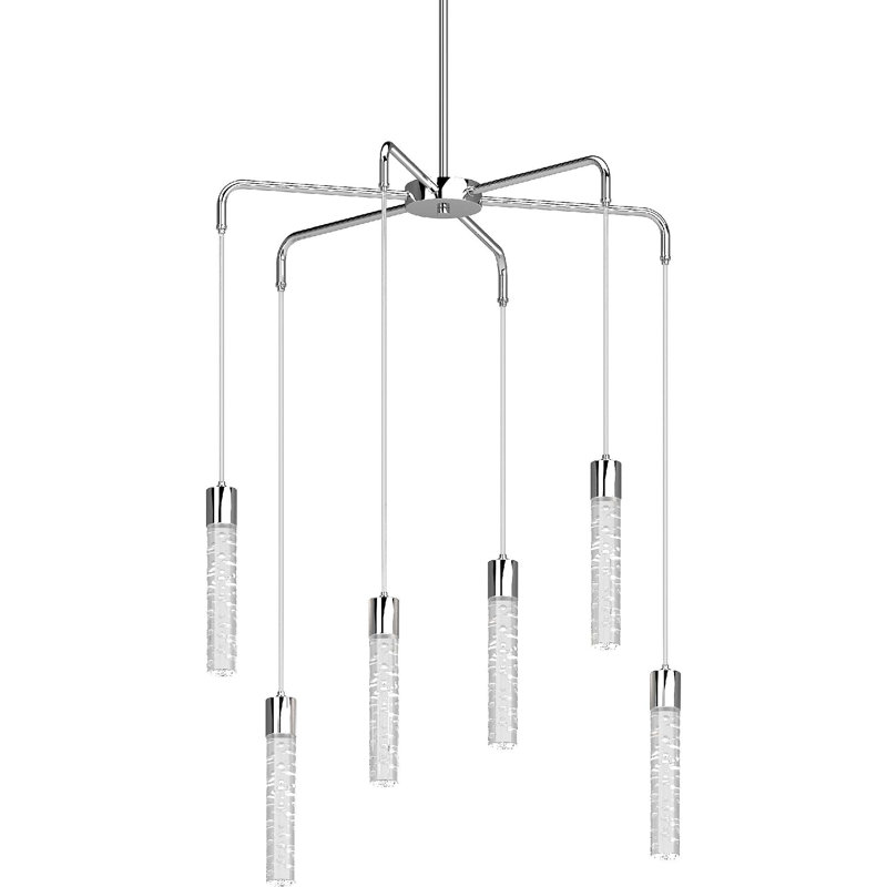  Lustre d'intérieur 6 lumières DEL Red Barrel Studio® 1566-3