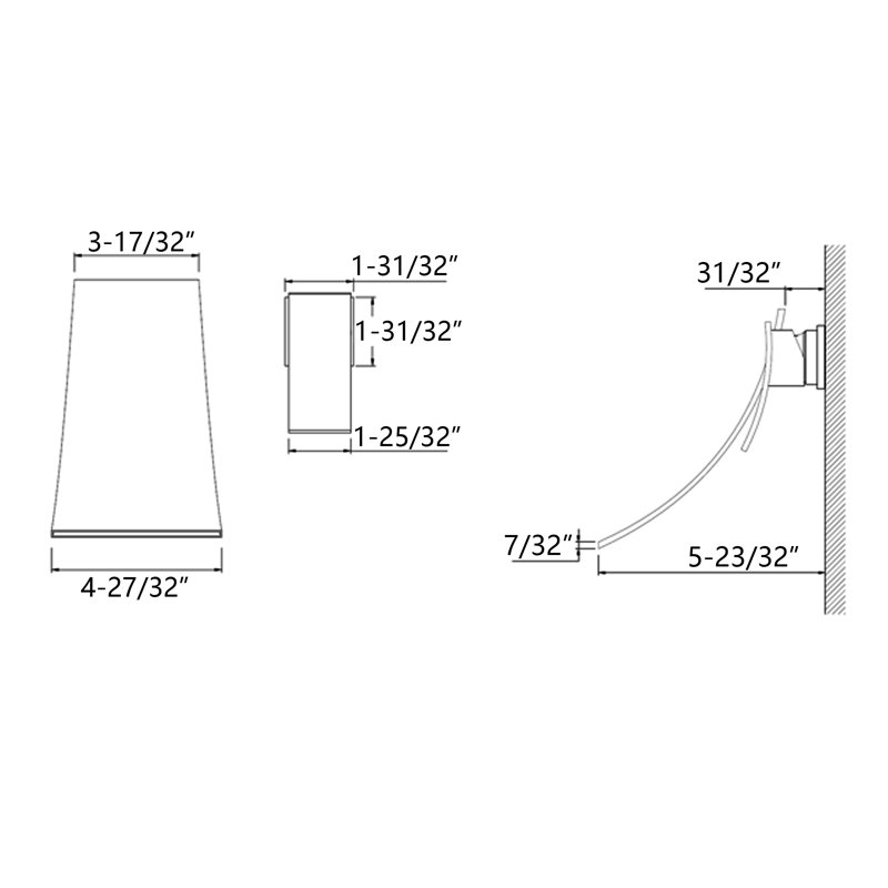  Sumerain Modern Waterfall Bathtub Faucet, Wall-Mount Single Handle Bathtub Faucet with Adjustable Spout, Chrome