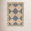 Orchard Court Blue Hand-Woven Geometric Jute Rug
