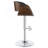 Black And Chrome Adjustable Bar Stool