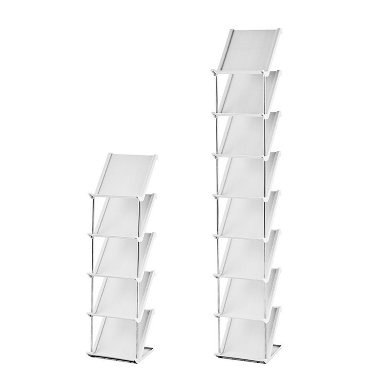 Range-chaussures vertical à 5 niveaux avec rangement étroit pour porte-chaussures empilable, Beige