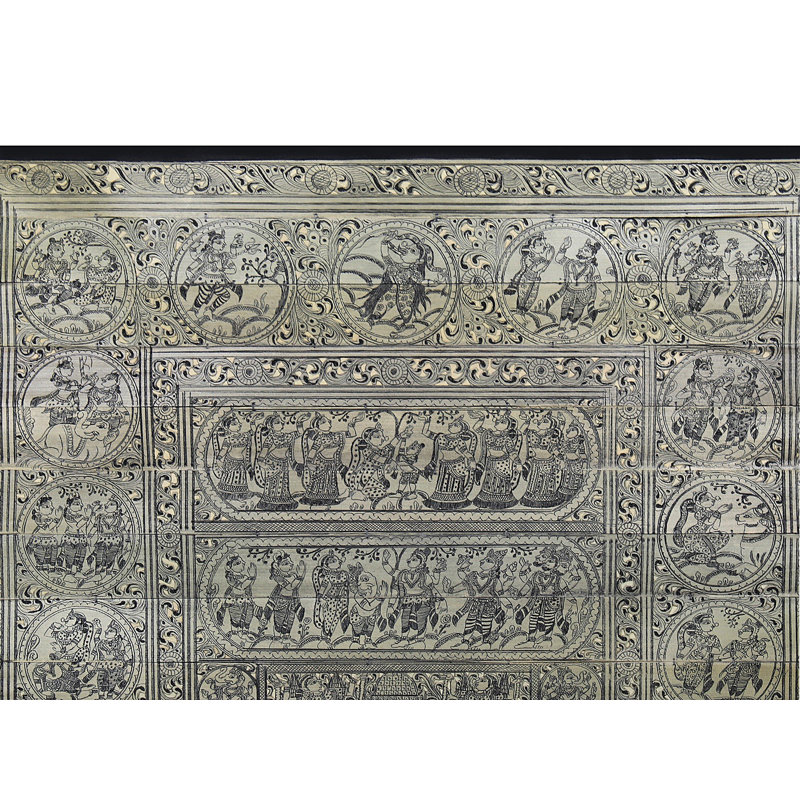 L'histoire du dieu Ganesha | Paata, peinture de l'Orissa