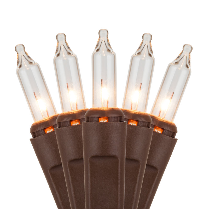100 mini lumières 4 "plomb, Brun