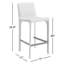 Tabouret de bar H 26 po entièrement assemblé, tabouret de bar rembourré en cuir Saddle avec siège rembourré, tabouret de bar à hauteur de comptoir avec repose-pieds à structure métallique pour comptoir de bar pour îlot de cuisine, kaki-2110896978-2110765625