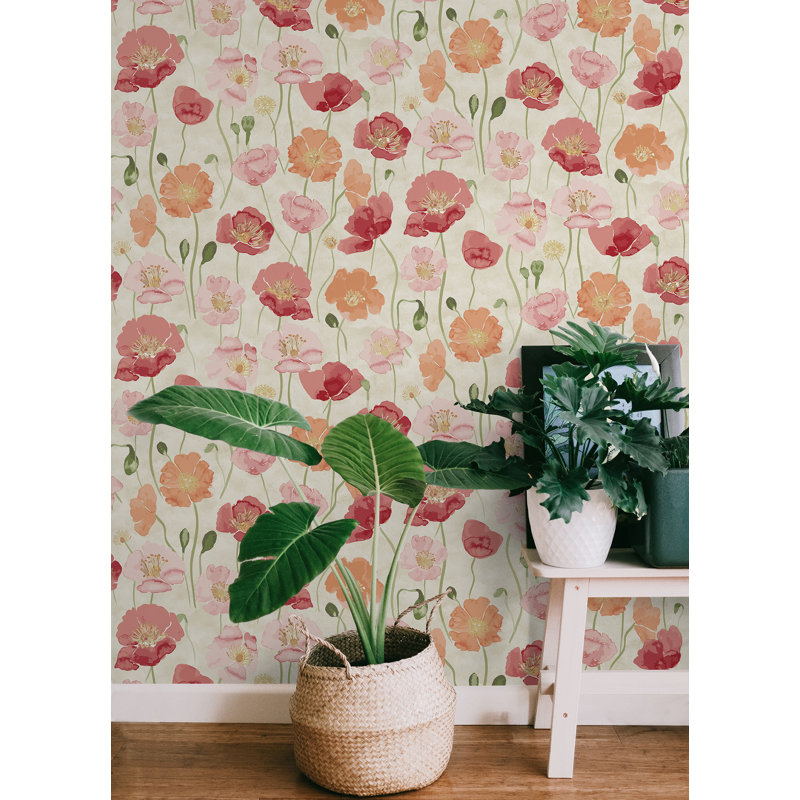 Papier peint adhésif Adelia Moss, Pink