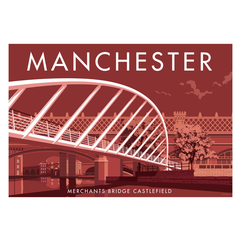 Manchester 5 by Stephen Millership - Print, No Frame, 30cm H x 40cm W x 1cm D