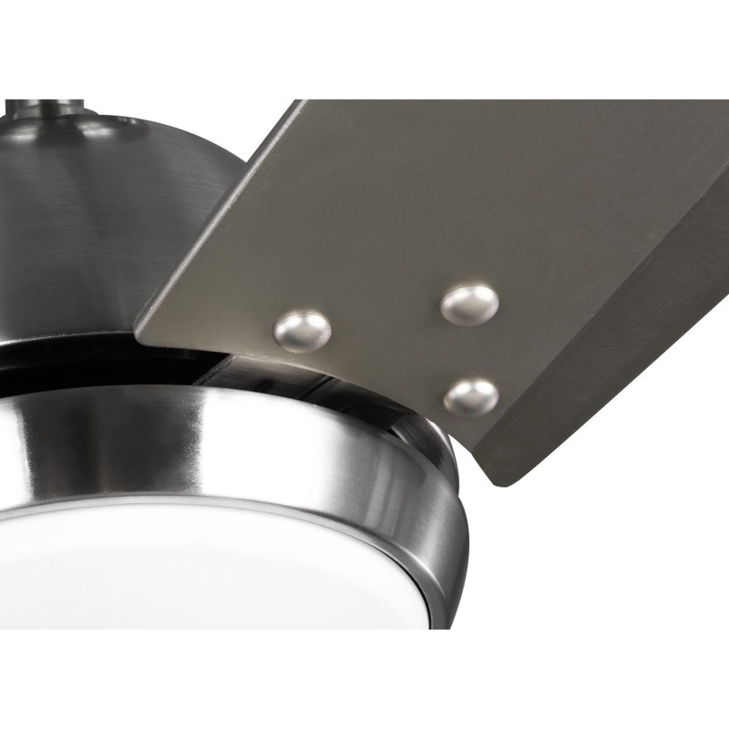 Vickey 60'' Ceiling Fan with LED Lights, Brushed Nickel