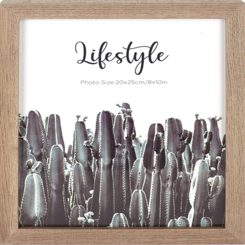 Ensemble de cadre photo simple, 8 po x 10 po, Brun pâle