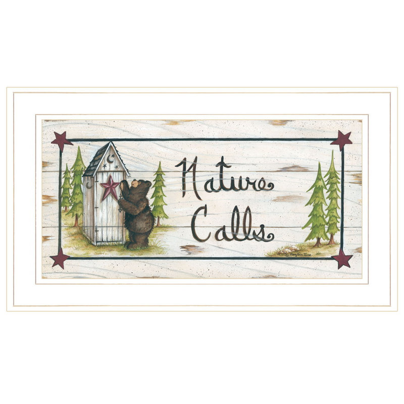 «Nature Calls» par Mary Ann June, reproduction d'art sur papier encadrée