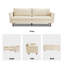 Cicero 204Cm Linen Flared Arm Sofa-981667563