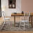 Mid-Century Solid Wood Windsor Chairs,Farmhouse Dining Chairs With Slat Back For Kitchen And Dining-2052306189