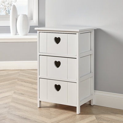 Briella Fully Assembled 3 Drawer Compact Chest