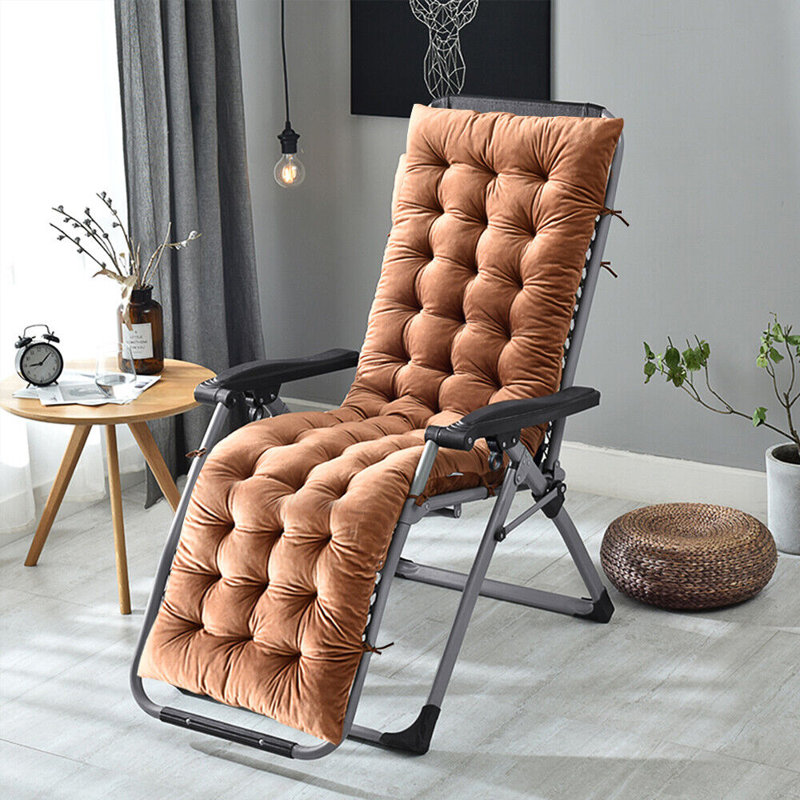Coussin de siège / dossier d'extérieur 1 pièce, Café, L 63 po x P 20 po