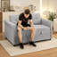 2 Seater Velvet Convertible, Sofa Bed