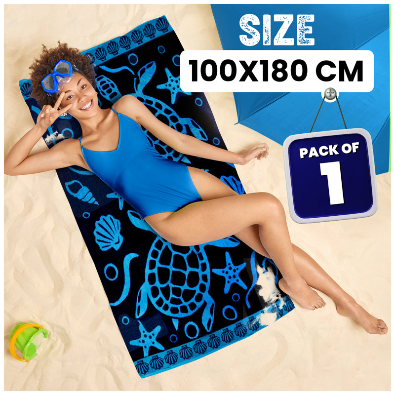 Cotton Blend Ultra Light Beach Towel