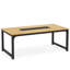 Aalderk Solid Wood Steel Computer Desk-1928445634-1928445637