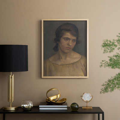 «Vintage Portrait Print», reproduction encadrée Cxxxviii - bois massif