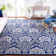 Tansy Handmade Wool Navy/Ivory Rug
