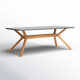 Amira 87'' Ceramic Outdoor Dining Table