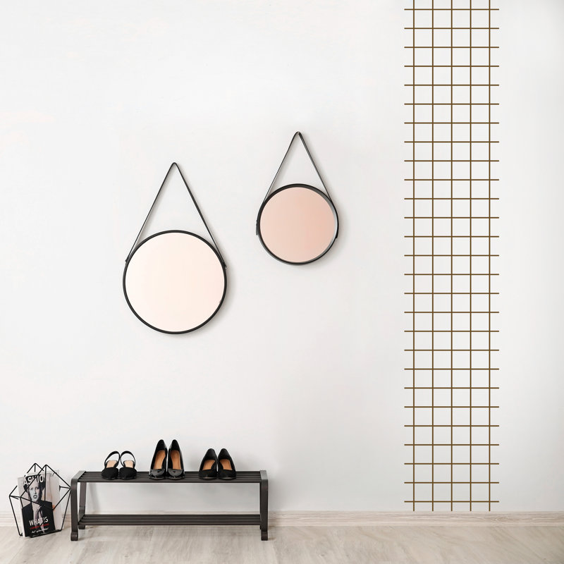 3890 Abstract Wall Decal, Brown