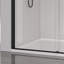 Portes de douche et de baignoire 44-48x72 pouces peu encombrantes, acier inoxydable, noir mat moderne pour la maison