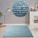 Hand Woven Wool Blue Indoor Rug