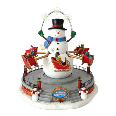 Christmas Illuminated and LED Lights Sleigh Figurine