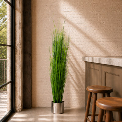 130 cm H Faux Onion Grass Plant