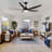 Modern 48''/56'' 5-Blade LED Standard Indoor Ceiling Fan with Remote Control and Light Kit Included-452111344-452111350