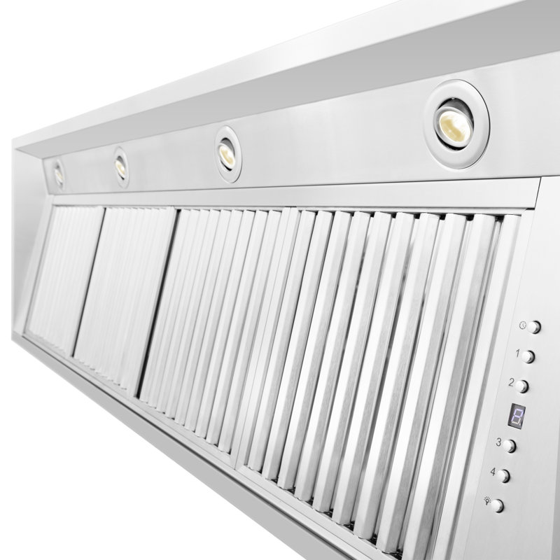 52" 700 CFM Ducted Insert Range Hood in Stainless Steel