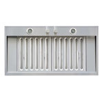 Windster 48" Stainless Steel 750 CFM Ducted (Vented) Insert Range Hood with Baffle Filter