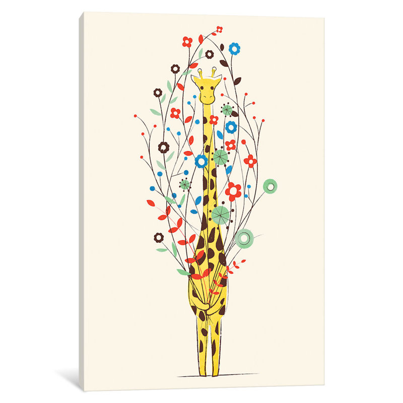 Art sur toile tendue I I You You You Flowers, H 18 po x l 12 po x P 1,5 po