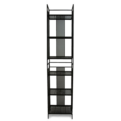 Bibliothèque standard empilable en acier H 34 "x l 15" Arzola