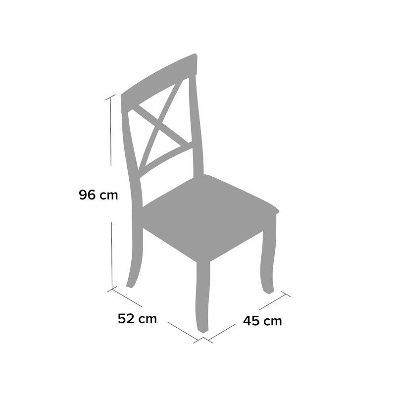 Conklin Upholstered Dining Chair, Ivory