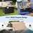 Anatilde Rectangle Propane Fire Pit Table