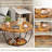 Round Coffee Table with Storage