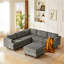 Canapé modulaire moderne, canapé convertible 6 places-859298565