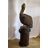 Hand Crafted Outdoor Pelican on Tree Stump Bronze Statue Fountain 43" x 24" x 76"H