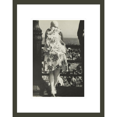 Coney Island Boardwalk by Walker Evans -Framed Giclee Print
