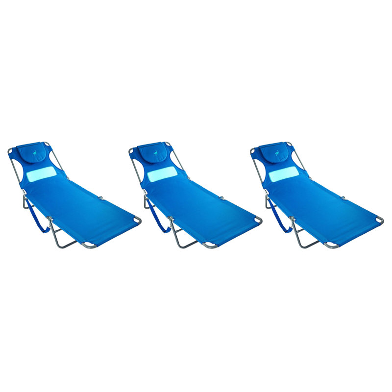 Denice Folding Beach Chair, Blue