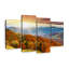 Montagne avec arbres, reproduction d'art sur toile-706972240
