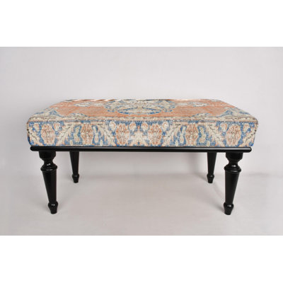 Cotton Upholstered Bench