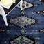 Tapis bleu / noir Southwestern-954952490
