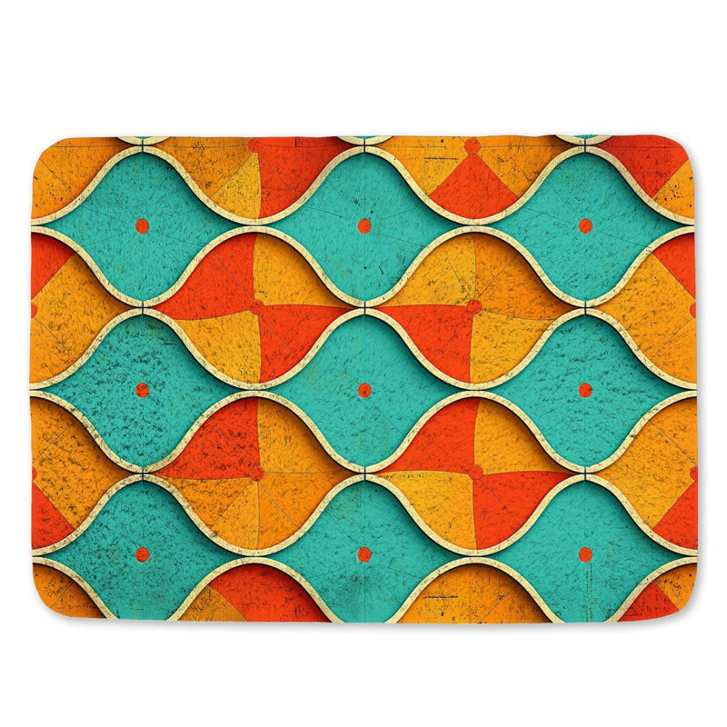 Tapis de bain en microfibre / microsuède Kenyanna, L 21 po x L 34 po