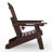 Outdoor Folding Adjustable Adirondack Chair With Cup Holder & Hideaway Ottoman-1367298878